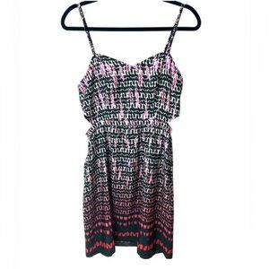 American Eagle Outfitters Mini Dress Side Cut Outs Spaghetti Straps SZ 8 EUC